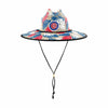 Chicago Cubs MLB Floral Printed Straw Hat