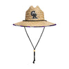 Colorado Rockies MLB Floral Straw Hat