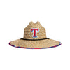 Texas Rangers MLB Floral Straw Hat