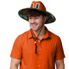 Miami Hurricanes NCAA Team Color Straw Hat