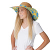 Los Angeles Chargers NFL Womens Floral Straw Hat
