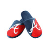 Atlanta Braves MLB Mens Team Logo Staycation Slippers