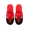 Chicago Bulls NBA Mens Team Logo Staycation Slippers