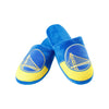 Golden State Warriors NBA Mens Team Logo Staycation Slippers