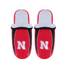 Nebraska Cornhuskers NCAA Mens Sherpa Slide Slippers