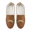 Los Angeles Chargers NFL Mens Exclusive Beige Moccasin Slippers