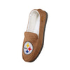 Pittsburgh Steelers NFL Exclusive Mens Beige Moccasin Slippers