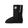 Miami Dolphins NFL Knit High End Button Boot Slipper
