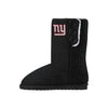 New York Giants NFL Knit High End Button Boot Slipper