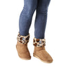Dallas Cowboys NFL Womens Cheetah Fur Boots