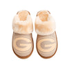 Green Bay Packers NFL Womens Glitter Open Back Fur Moccasin Slippers