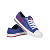 Chicago Cubs MLB Womens Color Glitter Canvas Shoes