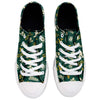 Oakland Athletics MLB Womens Low Top Repeat Print Canvas Shoes