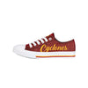 Iowa State Cyclones NCAA Womens Color Glitter Low Top Canvas Shoes