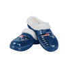 New England Patriots NFL Womens Sherpa Lined Glitter Clog
