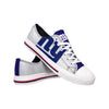 New York Giants NFL Womens Glitter Low Top Canvas Shoes