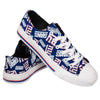 New York Giants NFL Womens Low Top Repeat Print Canvas Shoes