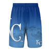 Kansas City Royals MLB Mens Gradient Big Logo Training Shorts