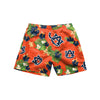 Auburn Tigers NCAA Mens Floral Slim Fit 5.5" Swimming Suit Trunks