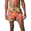 Auburn Tigers NCAA Mens Floral Slim Fit 5.5" Swimming Suit Trunks