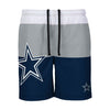 Dallas Cowboys NFL Mens 3 Stripe Big Logo Swimming Trunks