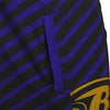 Baltimore Ravens NFL Stripes Poly Boardshorts