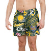 Green Bay Packers NFL Mens Logo Rush Swimming Trunks