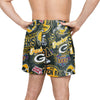 Green Bay Packers NFL Mens Logo Rush Swimming Trunks