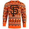 San Francisco Giants MLB Aztec Print Ugly Crew Neck Sweater