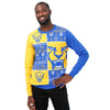 Pittsburgh Panthers NCAA Mens Busy Block Snowfall Sweater