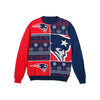 New England Patriots NFL Mens Busy Block Snowfall Sweater