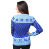 Kansas City Royals MLB Womens Wordmark Big Logo V-Neck Sweater