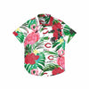 Cincinnati Reds MLB Mens Flamingo Button Up Shirt