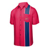 St Louis Cardinals MLB Mens Bowling Stripe Button Up Shirt