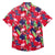 Ole Miss NCAA Mens Floral Button Up Shirt