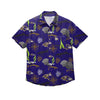 Baltimore Ravens NFL Mens Floral Button Up Shirt