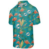 Miami Dolphins NFL Mens Victory Vacay Button Up Shirt