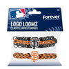 San Francisco Giants Team Logo Loomz Premade Wristband - 2 Pack