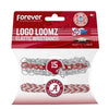 Alabama Team Logo Loomz Premade Wristband - 2 Pack