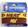 Miami Heat Bulk Bandz Bracelet 2 Pack