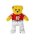 Kansas City Chiefs NFL Super Bowl LVIII Champions 3x Travis Kelce Team Beans Embroidered Player Bear (PREORDER - SHIPS LATE JUNE)