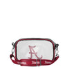 Alabama Crimson Tide NCAA Team Stripe Clear Crossbody Bag