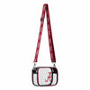 Alabama Crimson Tide NCAA Team Stripe Clear Crossbody Bag