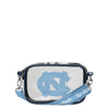 North Carolina Tar Heels NCAA Team Stripe Clear Crossbody Bag