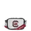 South Carolina Gamecocks NCAA Team Stripe Clear Crossbody Bag