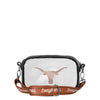 Texas Longhorns NCAA Team Stripe Clear Crossbody Bag