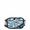 Carolina Panthers NFL Repeat Retro Print Clear Crossbody Bag (PREORDER - SHIPS LATE JULY)