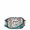 Miami Dolphins NFL Repeat Retro Print Clear Crossbody Bag (PREORDER - SHIPS LATE JULY)