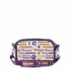 Minnesota Vikings NFL Repeat Retro Print Clear Crossbody Bag (PREORDER - SHIPS LATE JULY)