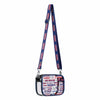 New England Patriots NFL Repeat Retro Print Clear Crossbody Bag (PREORDER - SHIPS LATE JULY)